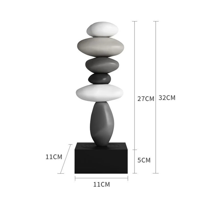 BowLift | StoneBalance - Modern stable stone sculpture