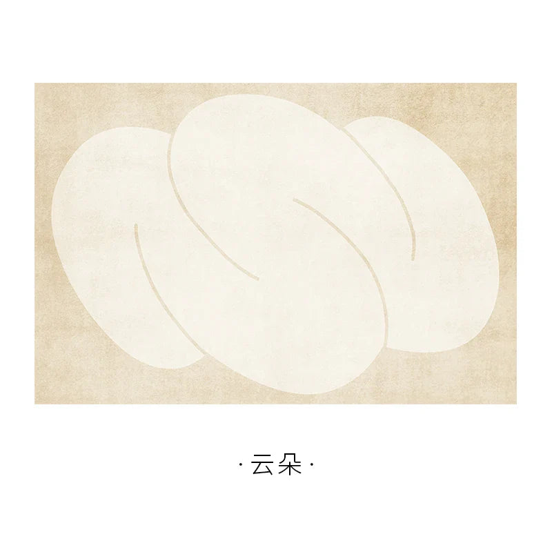 BowLift | Japanese Minimalistic Soft Rug Non-Slip High Pile Carpet Living and Bedroom