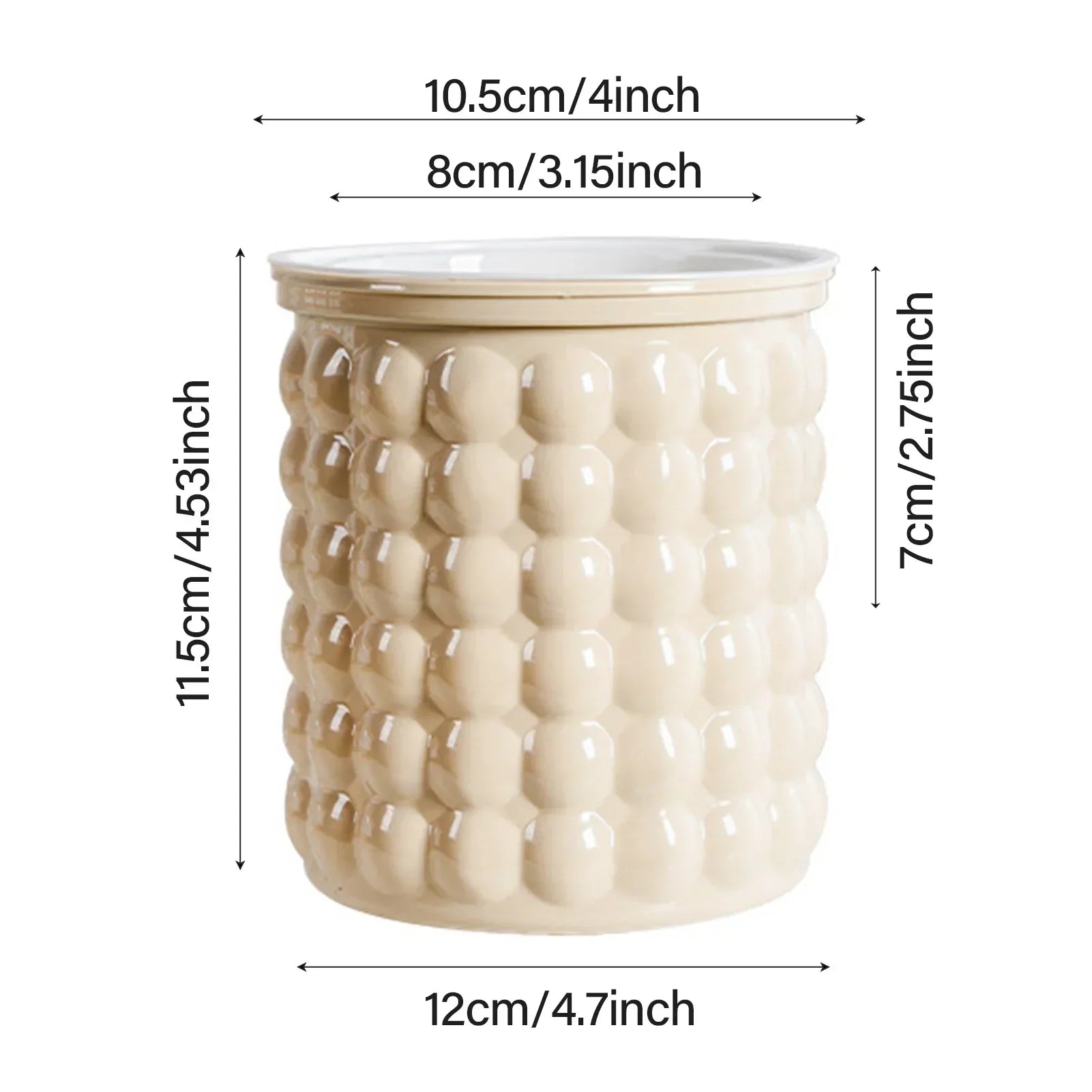 BowLift | Hydropura Flowerpot | Self-watering & Soil-free | Modern & Easy to Care | Set of 3