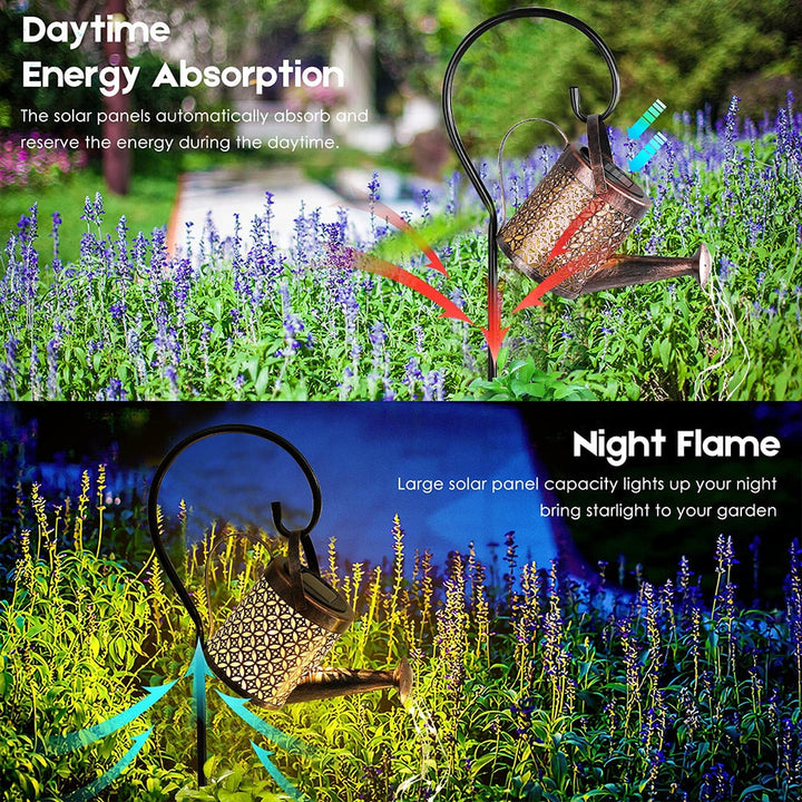 BowLift | Garden Watering Solar-Powered Can Patio Light