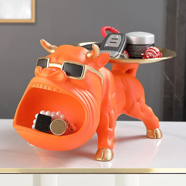 Fancy Bull Decorative Key Holder | Bowlift