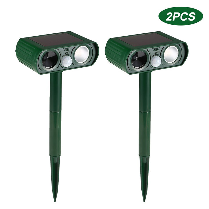 Solar Powered Ultrasonic Animal Repeller | Bowlift
