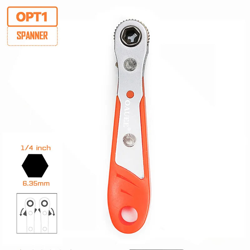 Mini Quick Hexagon Ratchet Wrench Tool | Bowlift