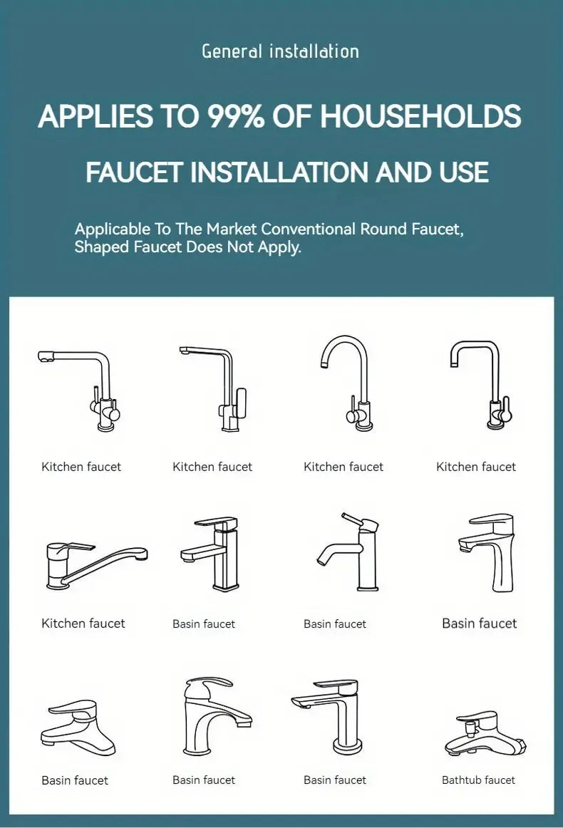BowLift | Rotatable Multifunctional Extension Faucet