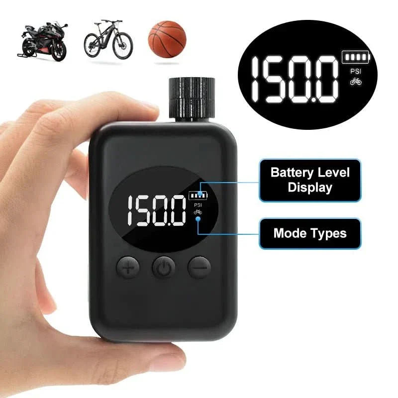 BowLift | Portable Mini Bike Pump with 150psi for MTB & Outdoor