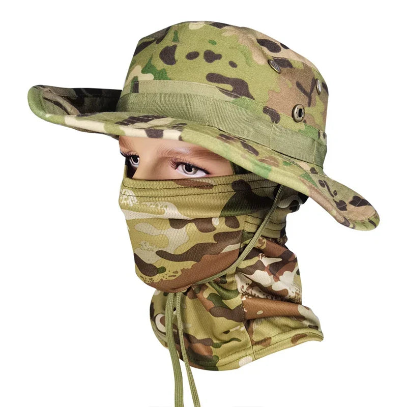 BowLift | Tactical Camouflage Full Face Cover Hat