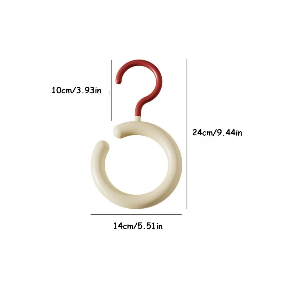 BowLift | 2pcs Rotating Multi-Hook Closet Organizer  Hanger