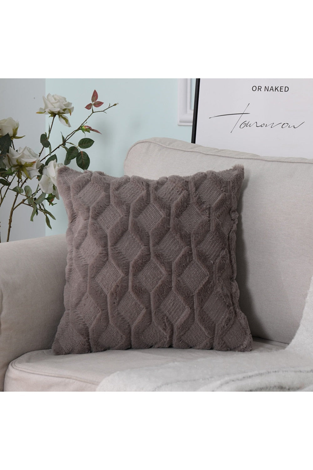 Rattan Plush Pillowcase | Bowlift