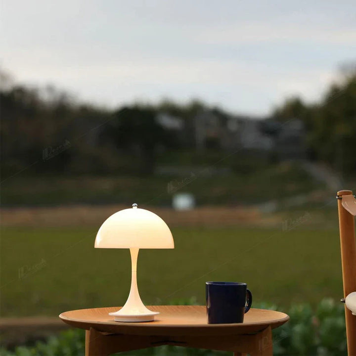 Mushroom 3-Colors-Dimmable Rechargeable LED-Table Lamps Bowlift