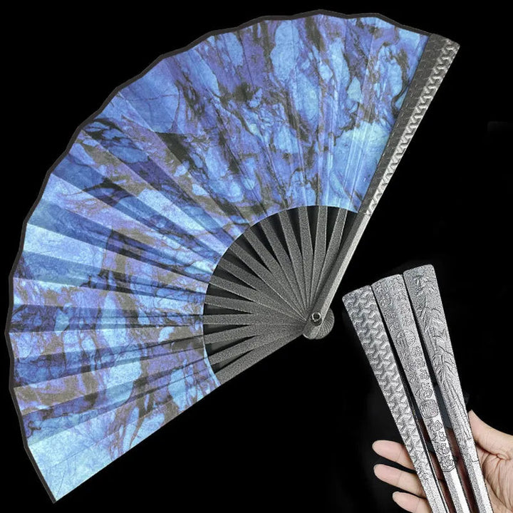 Tungsten Steel Alloy Self-Defense Folding Hand Fan | Bowlift
