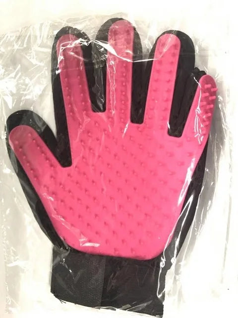 BowLift | FellGlanz | Cat & Dog Grooming Glove | Self-Cleaning Brush | 180 Silicone Nubs | Soft Coat Care & Hair Removal