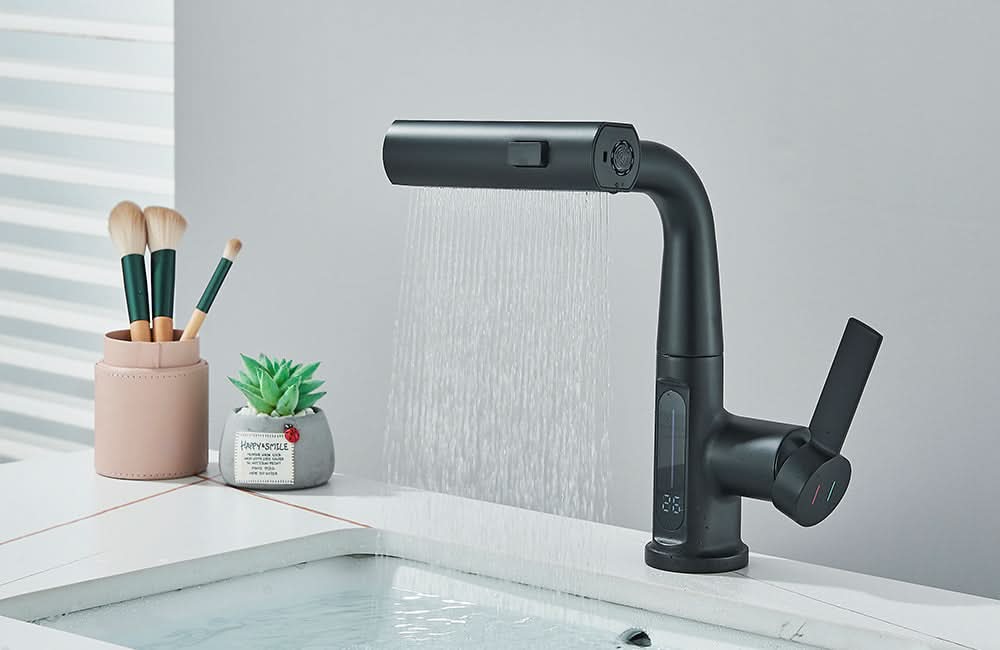 BowLift | LUXOR - Modern digital washbasin tap