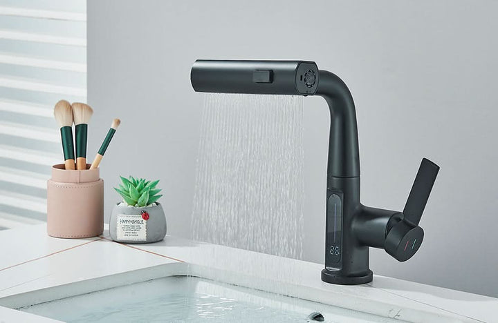 BowLift | LUXOR - Modern digital washbasin tap