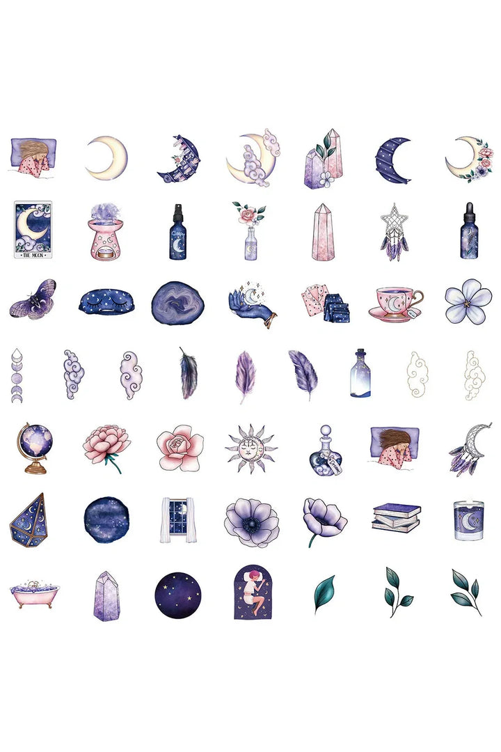 Witch Moon Aesthetic Sticker | Bowlift