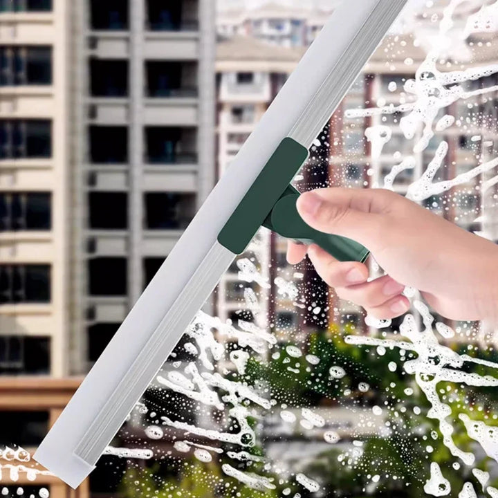 BowLift | Flexiva telescopic cleaning brush with silicone lip | 180° swivel | For floors, windows & bathroom
