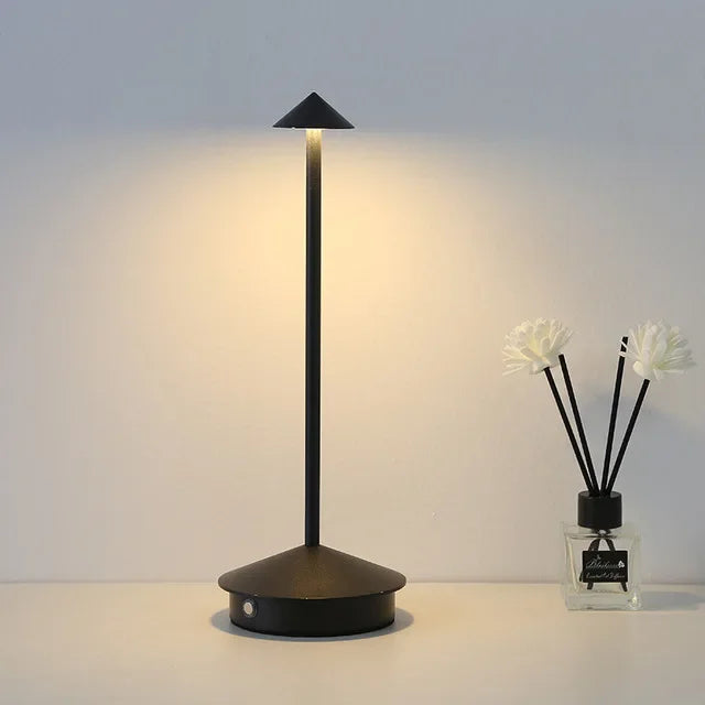 BowLift | Rechargeable Table Lamp Creative Dining Room Touch Led Hotel Bar Coffee Pina Pro Table Lamp Decorative Desk Lamp