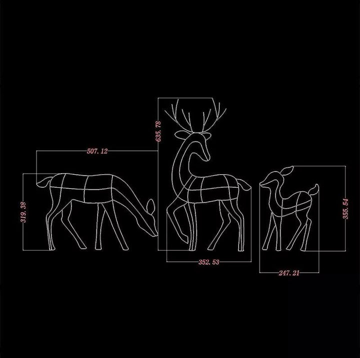 BowLift | Glowing Reindeer Light Garden Decoration