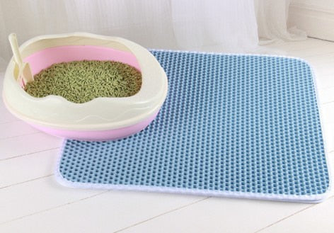 Stylish Cat Litter Mat for Dry Floors Bowlift