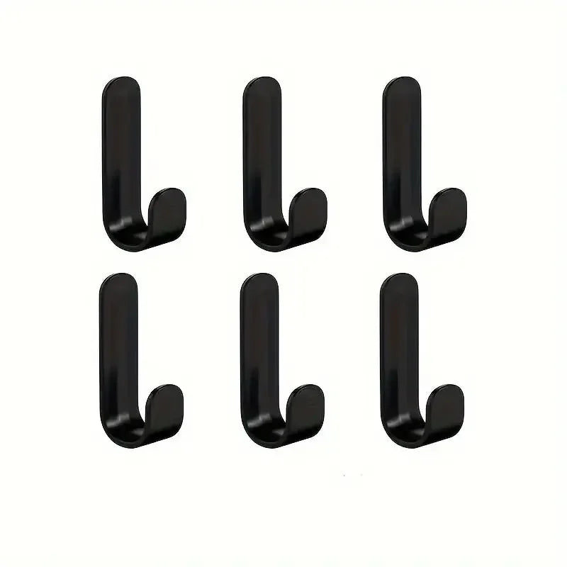 FlexiGrip 6-piece set Self-adhesive J-hooks Bowlift