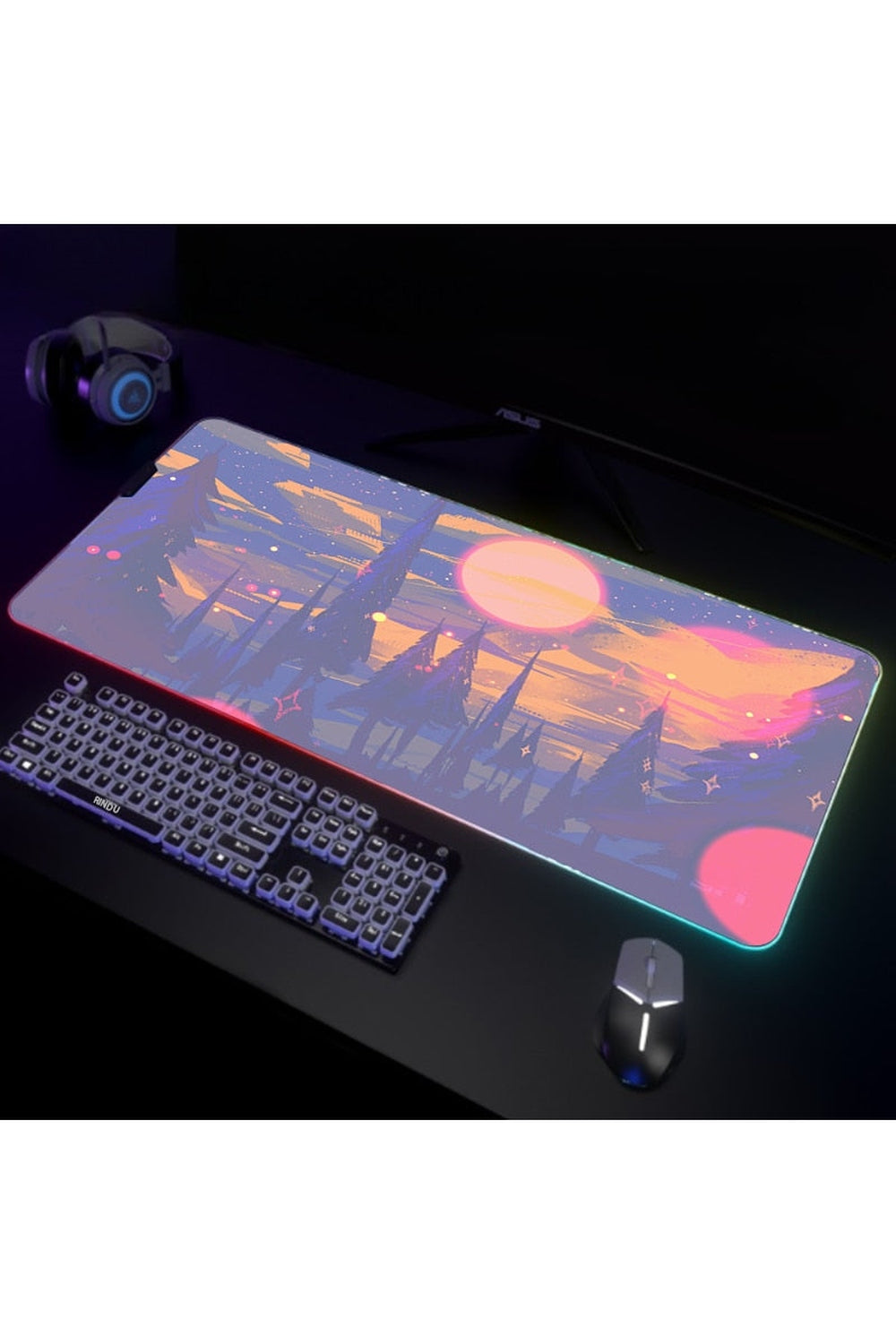 LED Gaming Mouse Pad | Bowlift