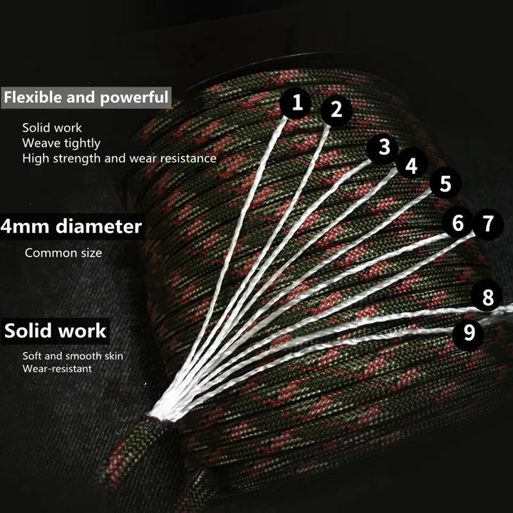 Paracord rope 4 mm | Bowlift