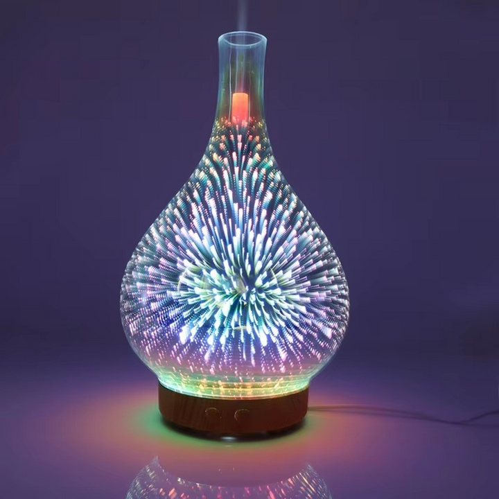 BowLift | Premium 3.3oz Glass Essential Oil Diffuser & Humidifier for Peaceful Interiors