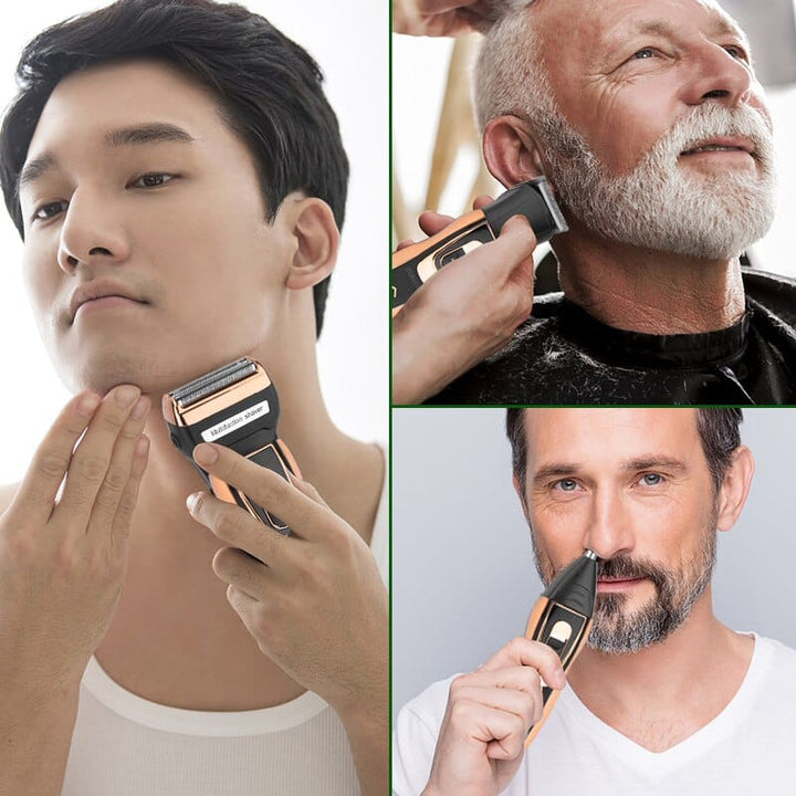 BowLift | ProCare 3-in-1 Trimmer – Wireless Beard Trimmer, Nose Hair Trimmer and Shaver