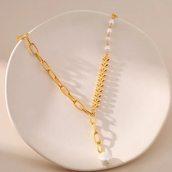 BowLift | 18k Minimal Mix Chain Lariat Necklace