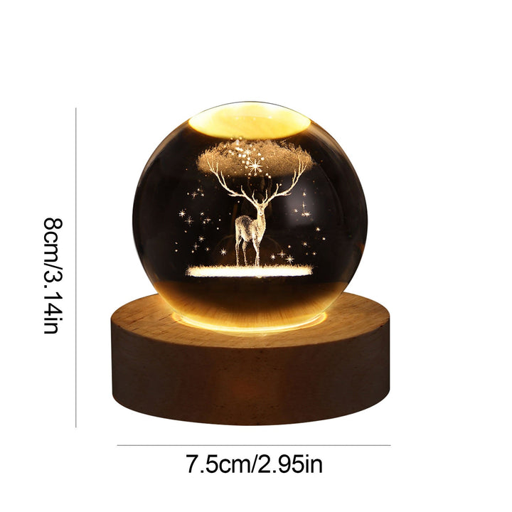 Crystal Light Ball – Enchanting Glass Ambient Light for Home Bowlift