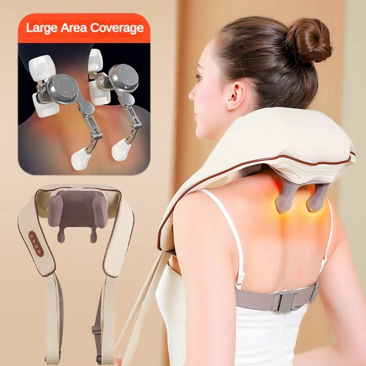 BowLift | Neck and Shoulder Massager with Deep Tissue Shiatsu and Heat for Pain Relief
