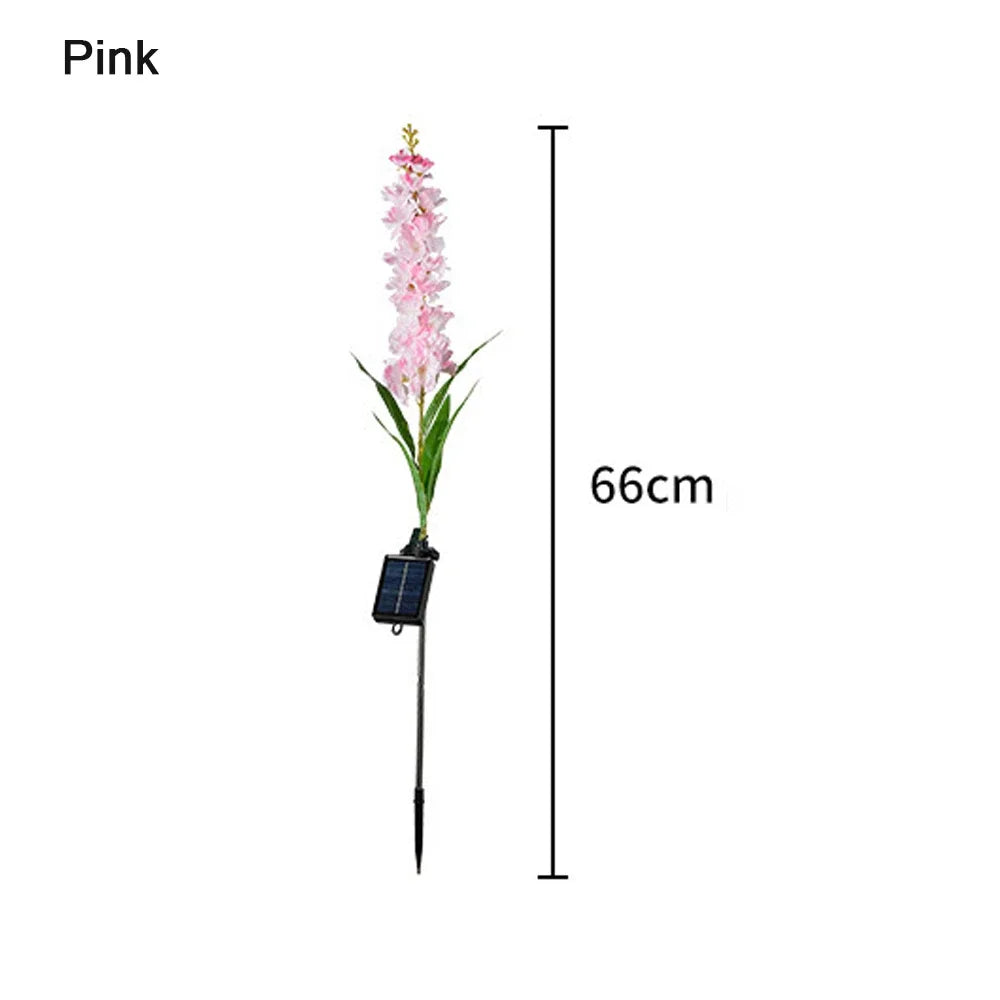 BowLift | Soft Pink Glow Solar LED Flower Garden Light