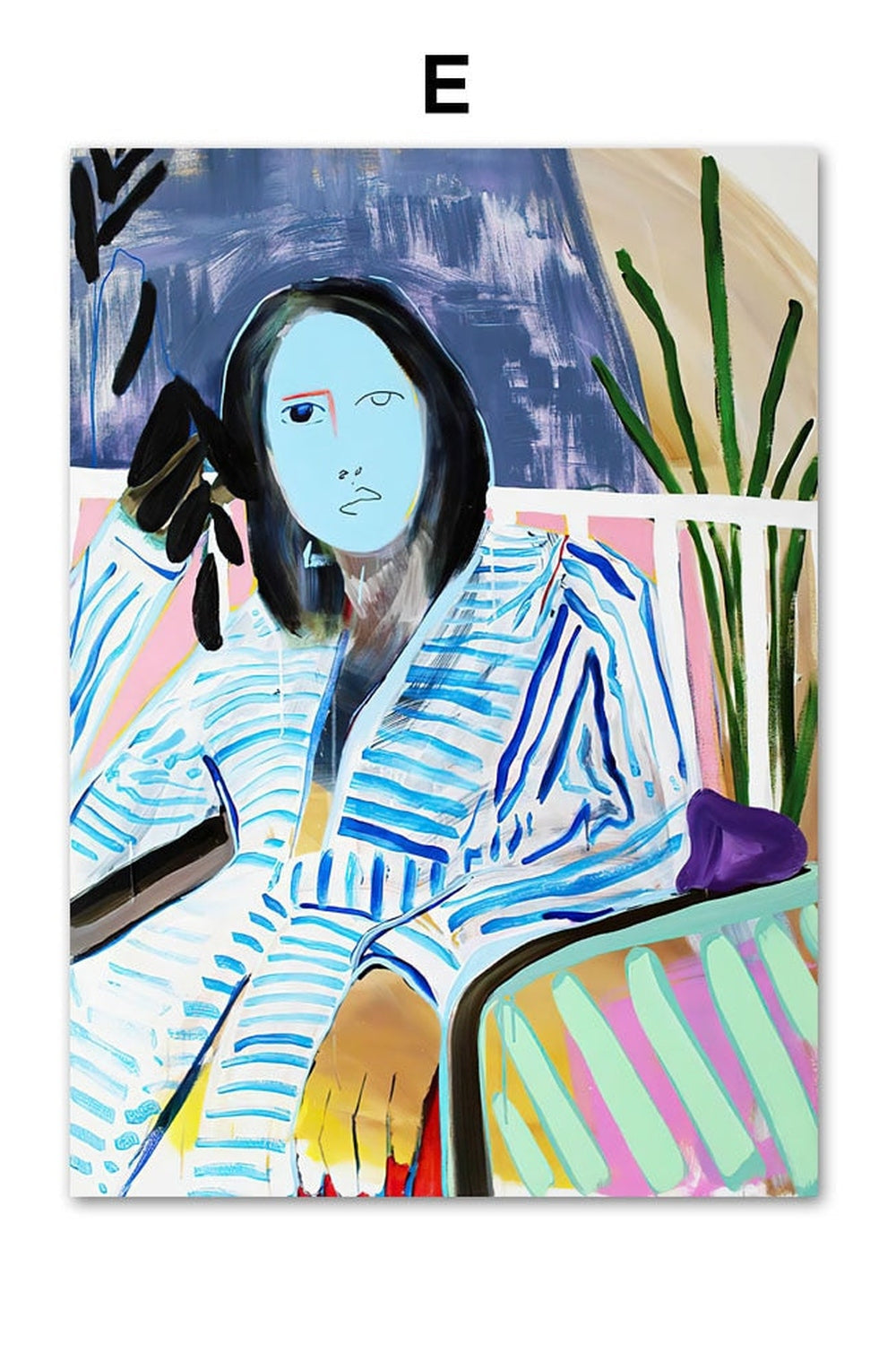 Woman Theme Canvas Poster | Bowlift
