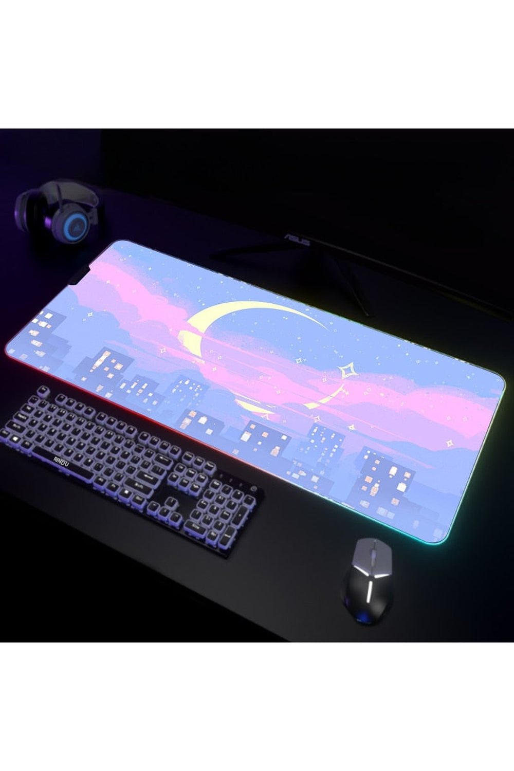 LED Gaming Mouse Pad | Bowlift