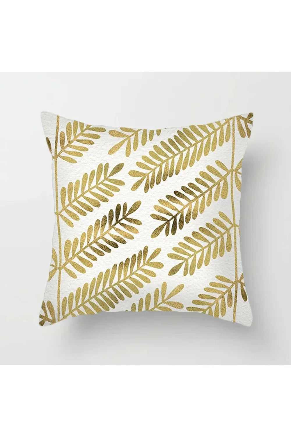 Yellow Leaf Polyester Pillowcase | Bowlift
