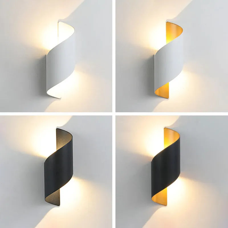 BowLift | IronEdge – Modern Wall Light Crafted from Iron and Acrylic