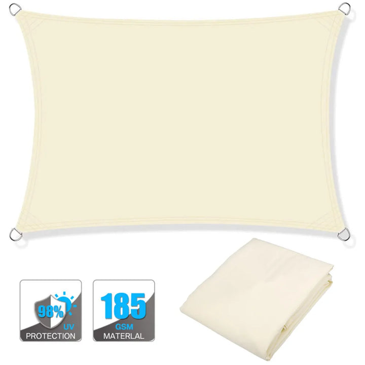 BowLift | Waterproof Rectangular Sun Shade Sail with UV Protection & Mounting Kits – ShadeGuard