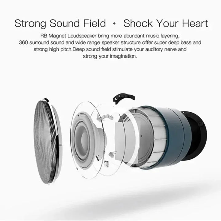 BowLift | Klarova Mini Bluetooth Speaker | HiFi Sound Quality | TF & USB Support | Portable & Compact
