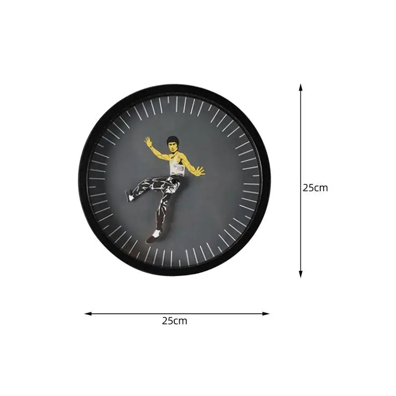 KungFuTime Clock - Authentic Chinese Wall Clock Decoration Bowlift