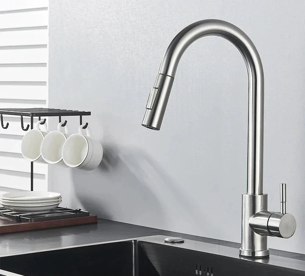 BowLift | Modern Kitchen Faucet Mounted on Countertop