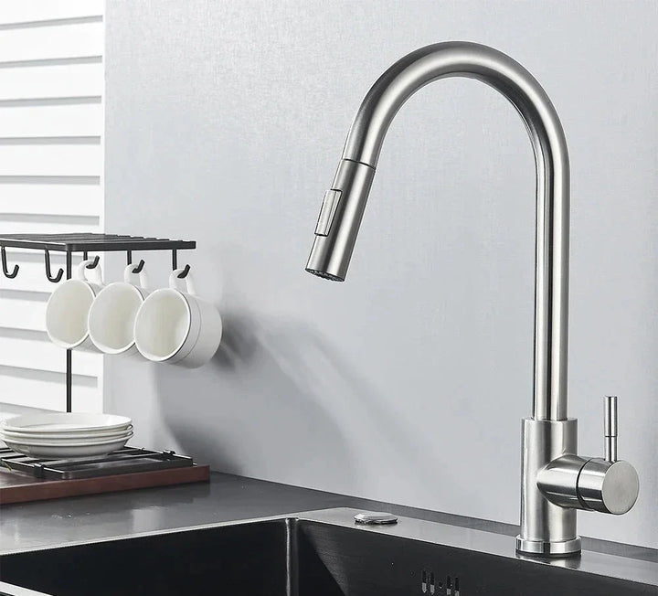 BowLift | Modern Kitchen Faucet Mounted on Countertop