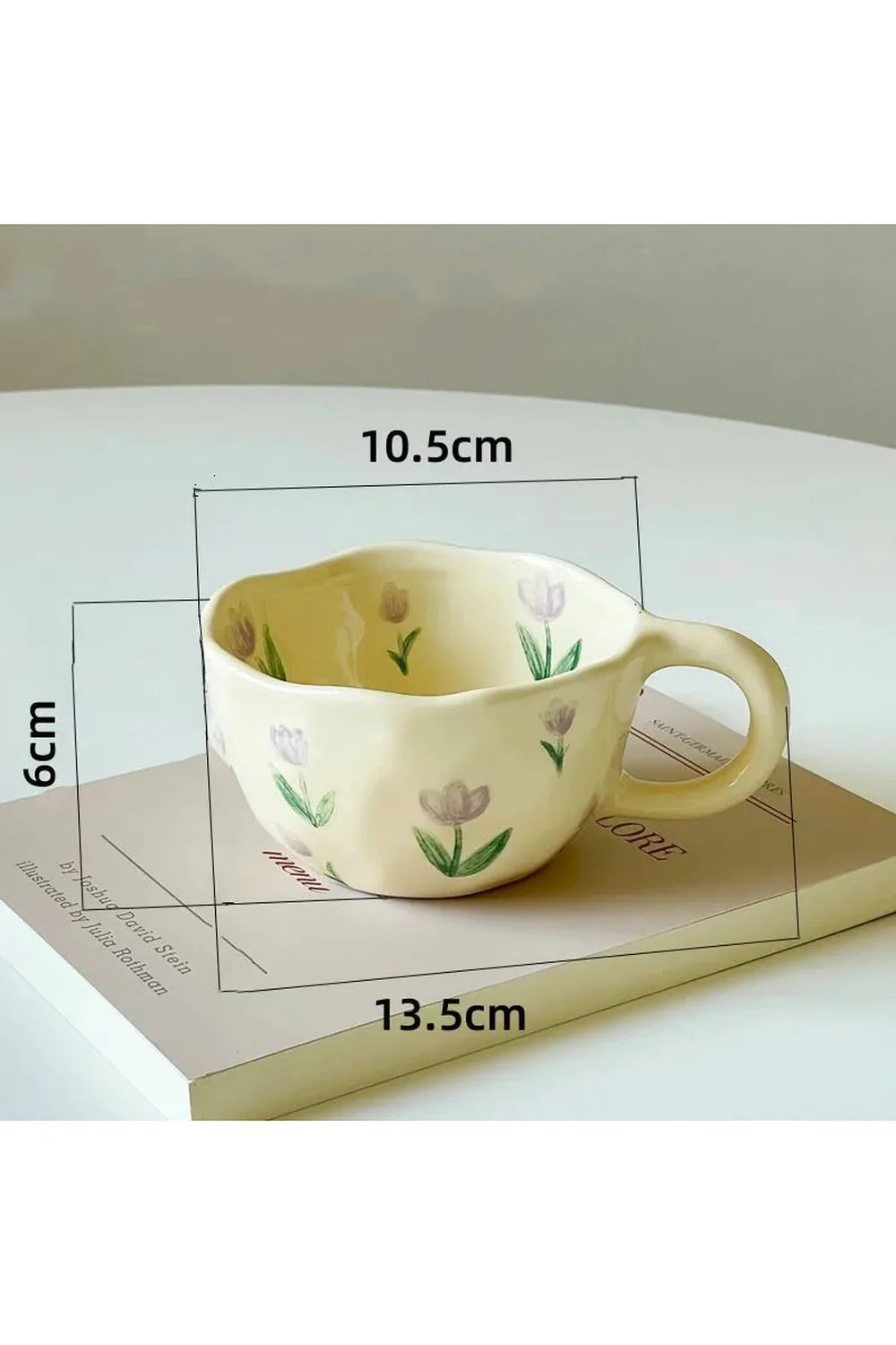 Flower ceramic mug | Bowlift