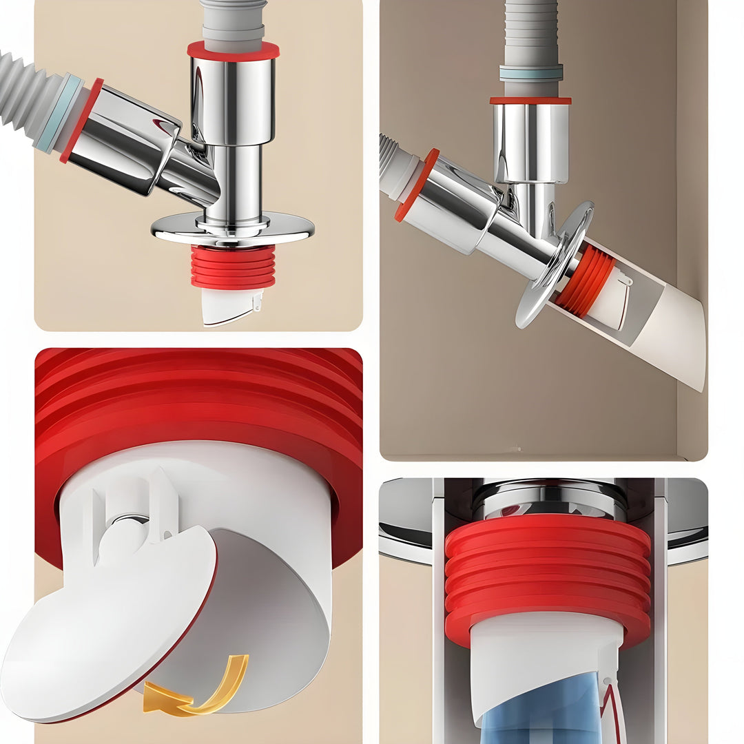 BowLift | Anti-Odor Washing Machine Floor Drain Connector