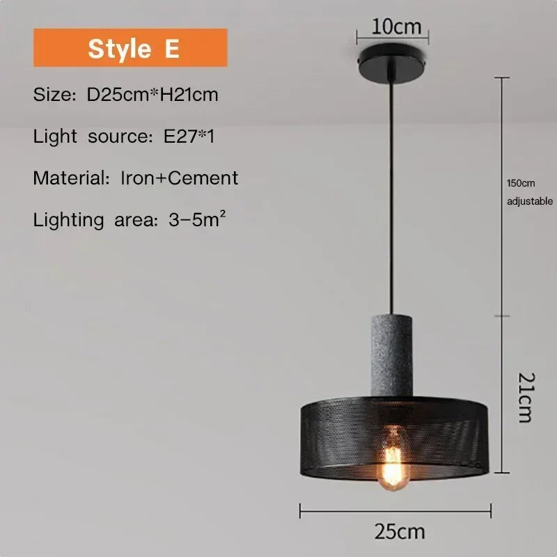 BowLift | Retro American Country Hanging Lamp