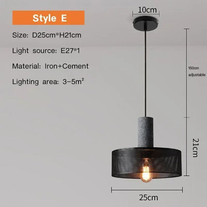 BowLift | Retro American Country Hanging Lamp
