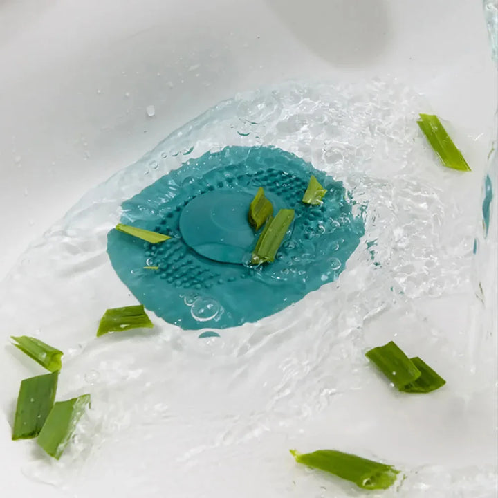 BowLift | DrainGuard Silicone Drain Strainer | Anti-Blocking & Non-Slip | For Bathroom, Shower & Kitchen | Fine Mesh & Easy to Clean