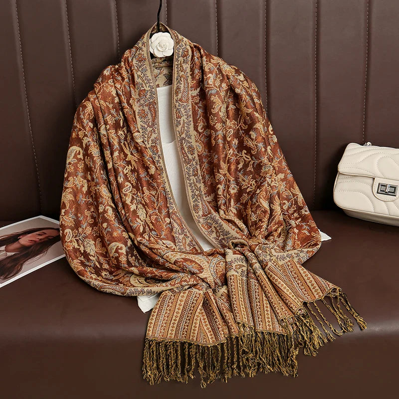 BowLift | Élégancea | Women's Scarf | Cashmere Feel | 70 × 190 cm | Luxury Print & Warm