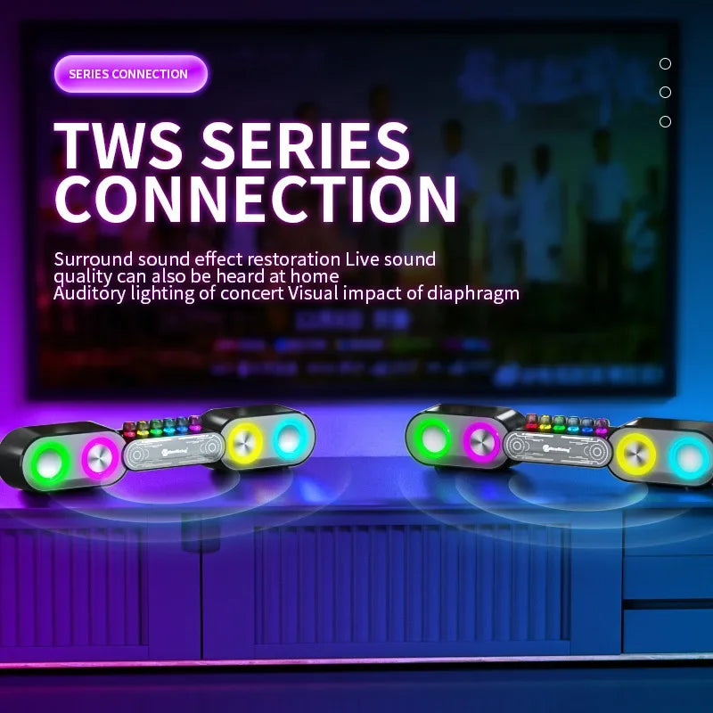 BowLift | Mechanical Wireless Colorful RGB Speaker