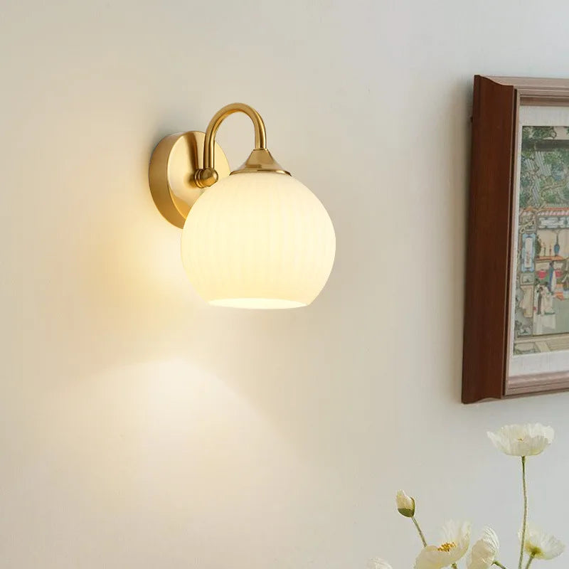 ModernWall - Scandinavian LED Wall Lamp with Glass Bowlift