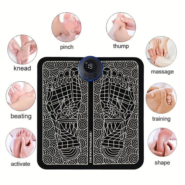 BowLift | Electric Foot Massager Pad for Muscle Relaxation and Recovery