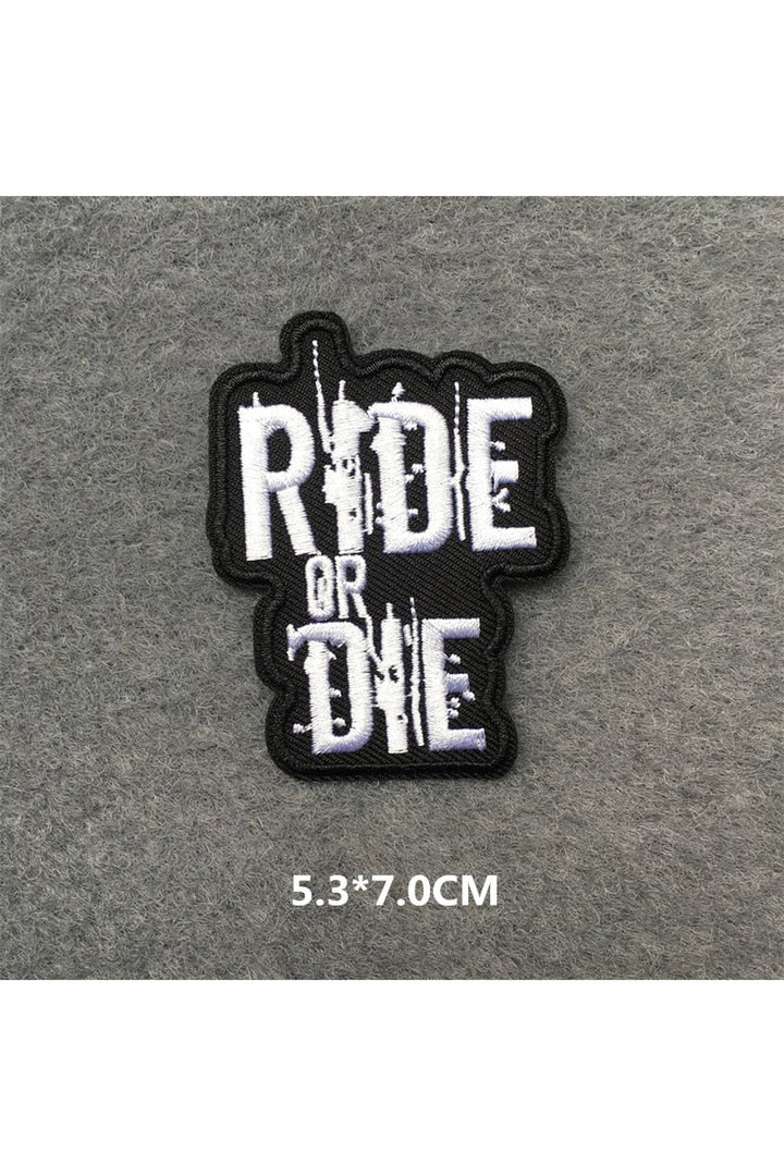 Punk embroidered patch set | Bowlift